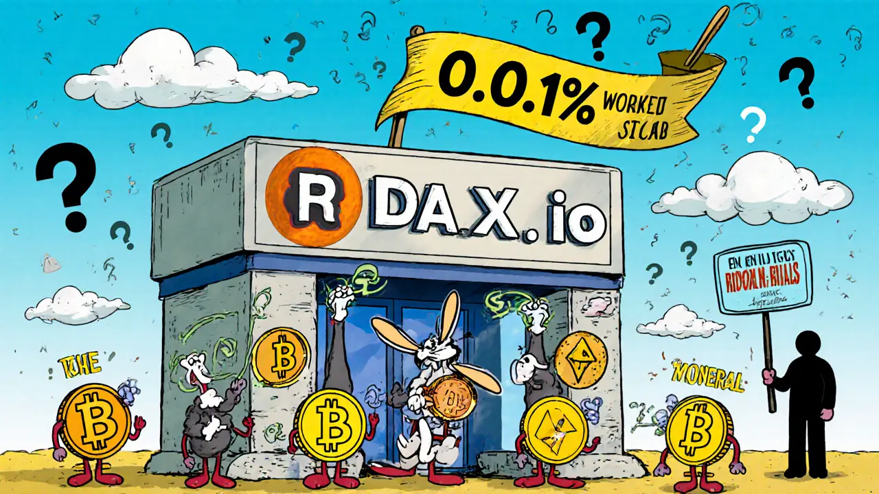 RDAX.io Crypto Exchange Review: Low Fees, No Fiat, and Major Red Flags
