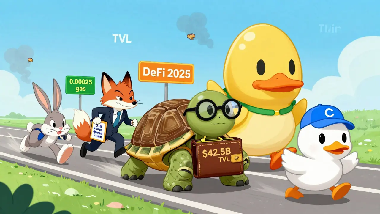 TVL Distribution Across Blockchain Networks in 2025