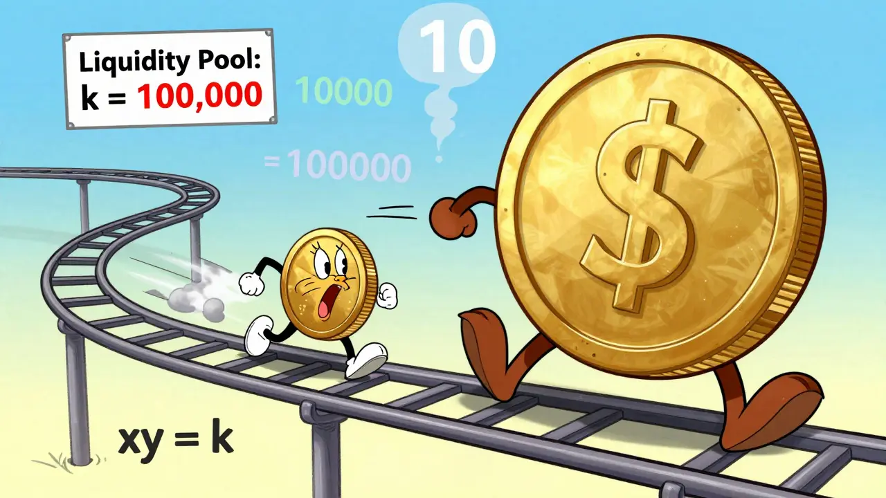 Understanding the Constant Product Formula in DeFi and Mathematics