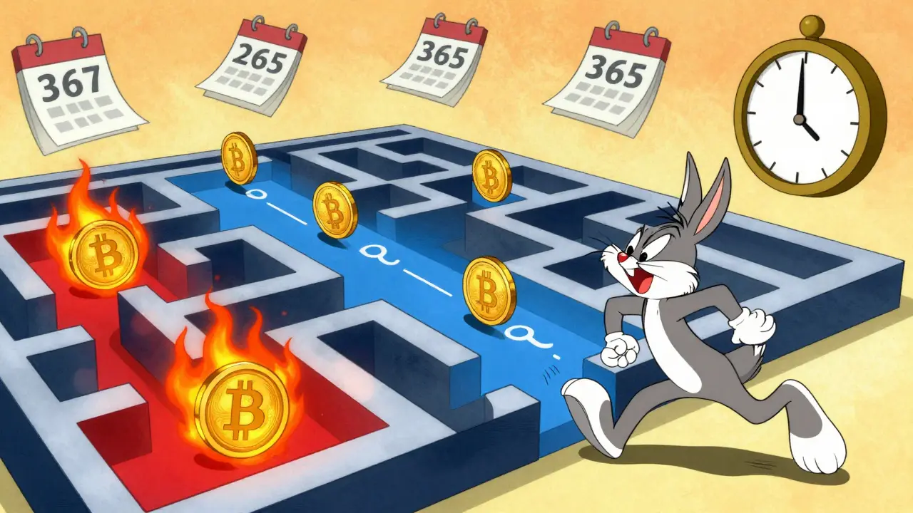 FIFO tax accounting timeline with short and long-term gains zones