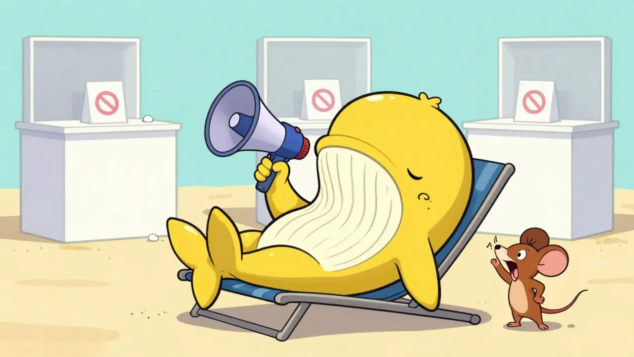 Sleepy whale ignoring calls to vote in a DAO